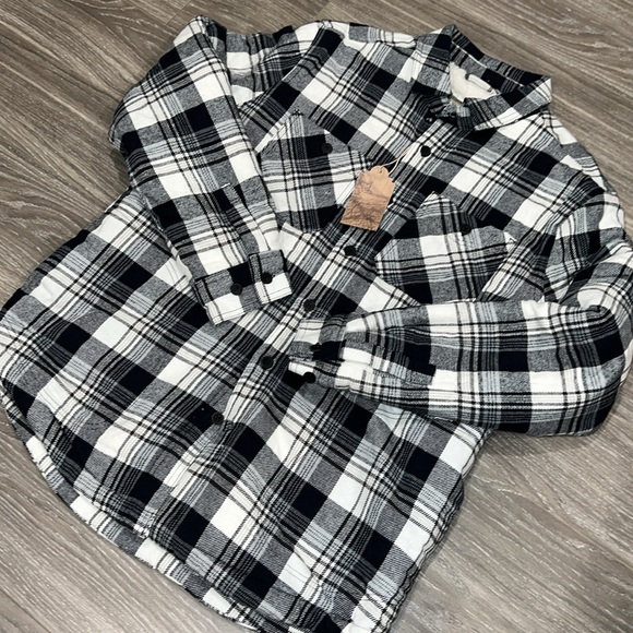 Telluride Sherpa lined flannel jacket. Size L. NWT - Picture 2 of 4